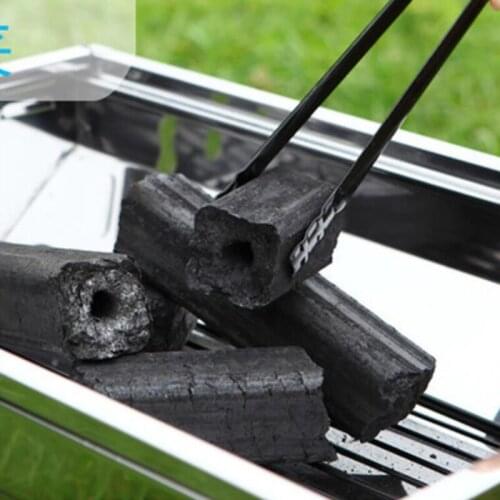 1PC Camping Kitchen Gadget Barbecue Clamp Tool Portable Black Iron Barbecue Charcoal High Quality And Practical Clamp Handle