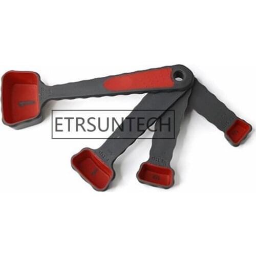 100set Plastic Measuring Spoon Baking Measuring Tools Coffee Sugar Tools with Scale Protable Kitchen Tools Wholesale