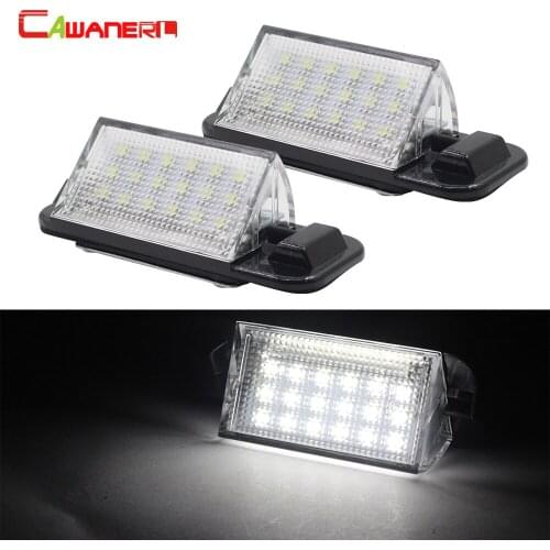 Cawanerl For BMW 3 Series E36 318i 318is 318ti 320i 323i M3 1992-1998 Car Styling LED Number License Plate Light Kit White 12V