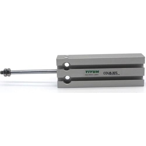 CDU6-5S/10S/15S/20S/25S/30S YIYUN brand Free mount cylinder perform Pneumatic components air tool single Acting CDU CU series