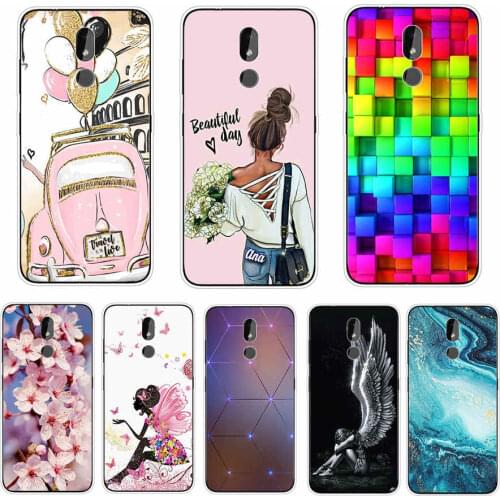For Nokia 3.2 Case Cover Soft Silicone TPU Fashion Painted Phone Back Cover Protective Case For Nokia 3.2 shell