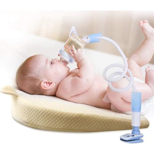 95/105cm Hands Free Baby Bottle Holder Multifunctional Stand for Baby Bottles Stroller Bed Bracket Rack Nursing Support Clip