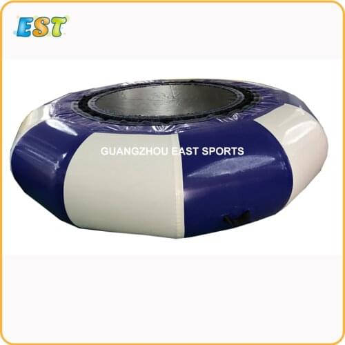 Giant 2m Dia 0.9mm inflatable amusement park rides / inflatable aqua park / inflatable water trampoline