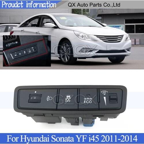 CAPQX Instrument switch For Hyundai Sonata YF i45 2011 2012 2013 2014 brightness adjustment Headlight adjustment ECO OFF switch