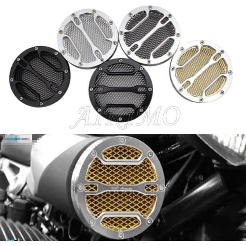 Motorcycle Air Intake Cover Air intake Filter Black Gold RNineT Part for BMW R Nine T R9T 2013 14 2015 2016 2017 2018