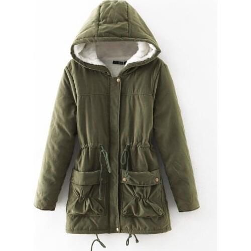 New 2018 Winter Girls Jackets Cotton Padded Coat Long Slim Hooded Parkas Casual Wadded Quilt Snow Outwear Warm Overcoat