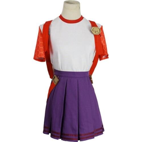 Hot ! Game LOL 10th Anniversary Cos Dark Girl Annie Cute Dress Cosplay Costume H