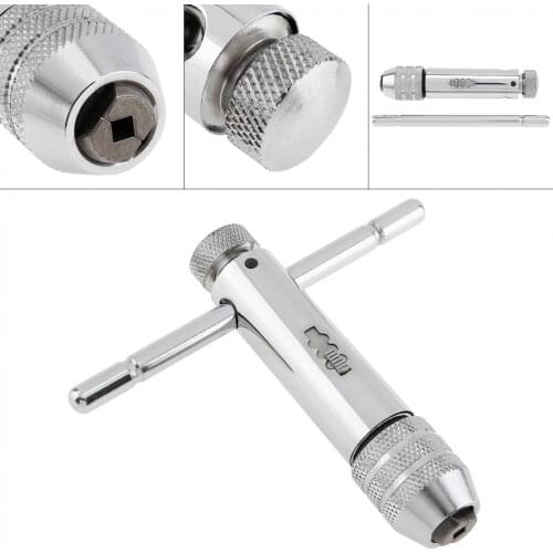 M5-M12 Adjustable Wrench Left and Right Button With Manual Tool Thread Ratchet Tool Button