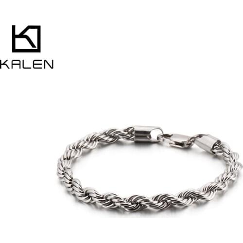Kalen Classic Viking Mens Chain High Quality Stainless Steel Trend Bracelet Jewelry