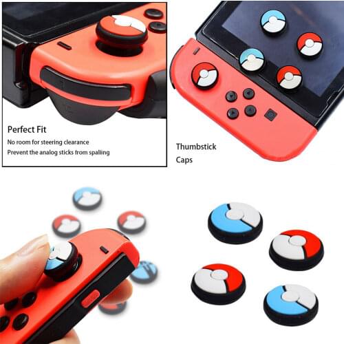 Soft Silicone Analog Caps Grips for Nintend Switch NS Controller Skin Joy Con Caps Thumb Stick Cover Cap Accessory