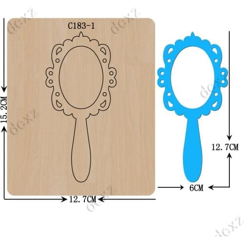 New Photo frame mirror Wooden die Scrapbooking C-183-1 Cutting Dies Compatible with most die cutting machines