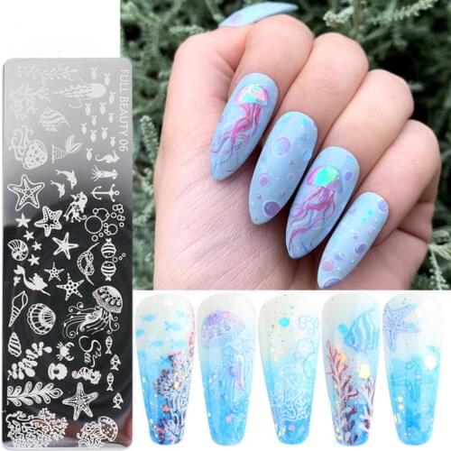 Nail Stamping Plates Exquisite Manicure Nail Art Making Stainless Steel DIY Beautiful Template Nail Tool for Lady