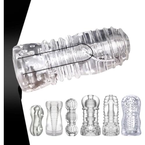 Sex Toys For Men Penis Enlargement Trainer 6 Stage Male Masturbator Pocket Pussy Real Vagina Sex Machine Sexual Toy Adult