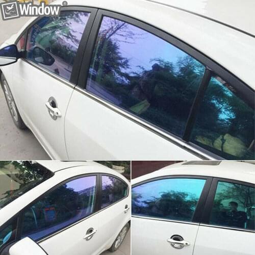Sunice VLT55% Car Chameleon Film Window Tint Nano Ceramic UV Proof Tint Vinyl Solar Protection film Adhesive Sticker 1.52x20m