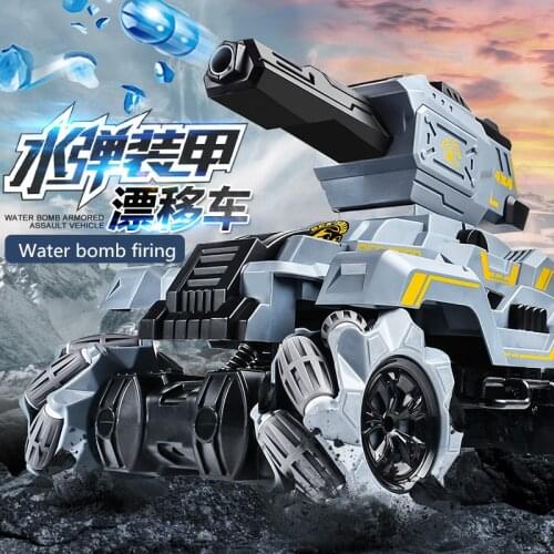 1:32 RC War Tank Tactical Vehicle Main Battle Military Remote Control Tank with Shoot Bullets Model Electronic Hobby Boy Toys