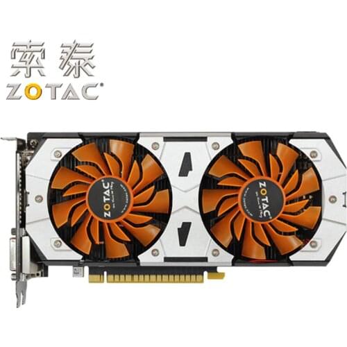 Original ZOTAC Video Card GTX750Ti-2GD5 Destroyer GPU GTX 750 Ti 2GB GM107 128Bit GDDR5 Graphics Card Map GTX750Ti 2GD5