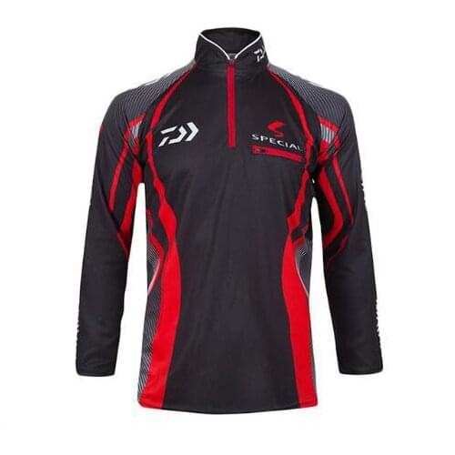 New Daiwa Men Brand Fishing Vest Bamboo Breathable Quick Dry Fishing Shirts Summer Long Sleeve Anti-UV Fishing Clothes