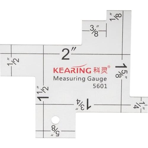 1 Piece 2 inch Mini Measuring Gauge Scale for Sewing Quilting