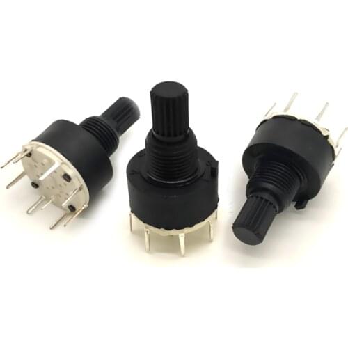 2021 1PCS SR16 16mm Band Switch Rotary Switch 15 mm Shaft Hot Sell