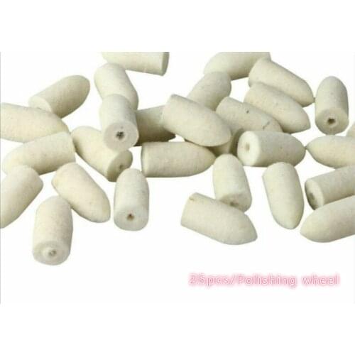 25PCS 3/8" Grinding Head Polishing Buffing Wheel for Electric Mini Grinder Rotary Tools Bullet Type Rotary Tools