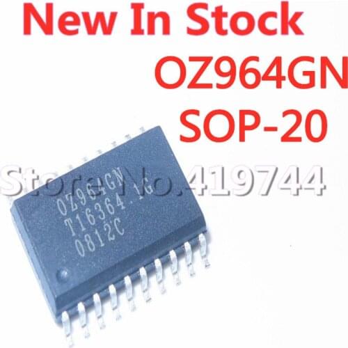 5PCS/LOT OZ964GN-C-0-TR OZ964GN SOP-20 SMD LCD high voltage board chip In Stock NEW original IC
