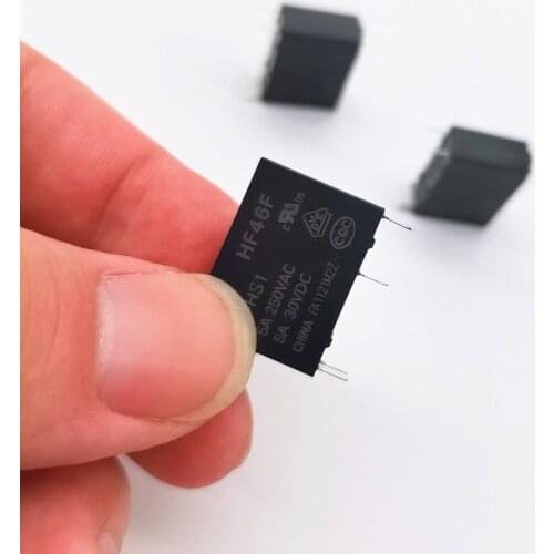 5PCS Industrial electronic circuit board DIY Hf46f - 005 012024-hs1 5V 12V 24V 5a250vac relay