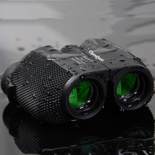 10x25 BAK4 Prism Porro Binocular Professional Portable Binoculars Telescope for Hunting Sports Living Waterproof Bineculares