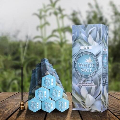 Big Box Aromatherapy Incense Yoga Smells Relax for Indoor Living Room Use India Incense White Sage Imported Stick Incense