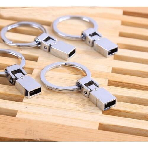 10pcs/Lot 8mm 10mm Keychain Connector Keyring Charms For Band Key Chain Belt Women Jewelry Making DIY Accessories Christmas Gift