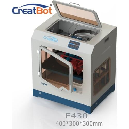 CreatBot PEEK 3D Printer F430 400*300*300MM dual extruder 1.75mm PLA ABS large printing size All Closed Chamber