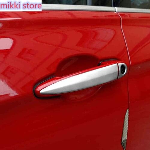 Chrome Car Side Door Handle Cover Trim Strip Sticker For BMW X1 X3 X4 X5 X6 E70 E71 E84 E90 E92 E93 F20 F30 F32 F34 F25 F26 M3