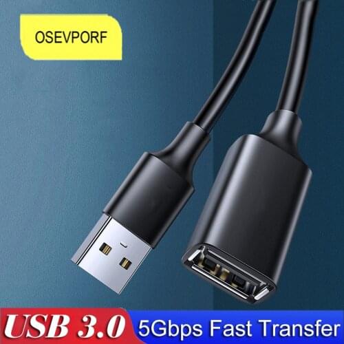 USB 3.0 Connector Adapter Extension Cable for PC Computer Gamer Laptop Data Wire USB Male-Female Cable Kabel Extend USB 3.0 Cord
