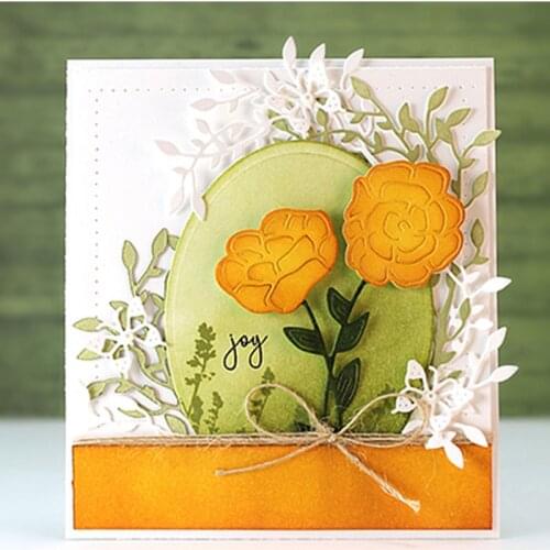 Vivid Peony Flower Metal Cutting Dies Stencils for DIY Scrapbooking Decorative Craft Supplies Embossing Paper Cards New 2018 Die