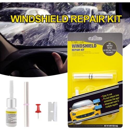 1PC Windshield Repair Kit Crack Glass Resin Sealer Car Window Glass Scratch Crack Restore Auto Windscreen Glass Repair Tool