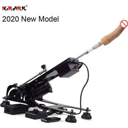 IGRARK 2020 Premium Kliclok Sex Machine Turbo Gear Power 120W with Free Big Dildo Love Machine for Women Mute Machine