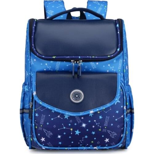 New Kids Waterproof Schoolbag for Girls Pinks Orthopedic Primary School Bags Stars Printed Boys School Backpacks Mochila Escolar