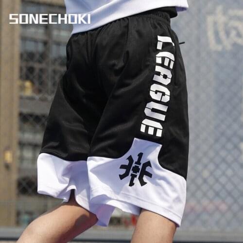 Basketball Shorts Men Color Patchwork Gym Sport Running Fitness Training Short Trouser Workout Short Jogger Male Polyester