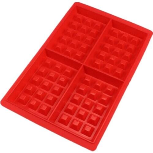 Silicone Waffle Mold Microwave Baking Cookie Mold High Temperature Resistant Muffin Silicone Mold Breakfast Pastry