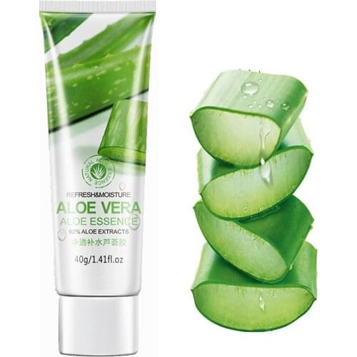 Hydrating Aloe Vera Gel Treat Acne Oil Control Improve Dry Skin Shrink Pores Aloe Essence Soothes Sensitive Skin Face Cream 40g