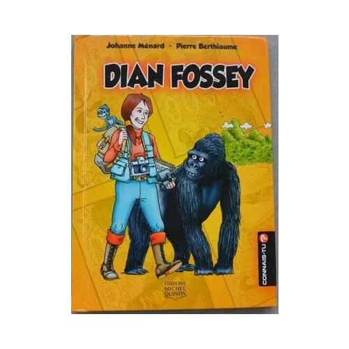 Adult Child Pediatric Culture Cartoon Comic Color Picture Story Book DIAN FOSSEY French Learning Book Age 8 and up