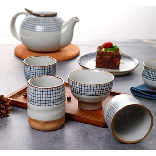 Japanese Ceramic Mug coffee soup swallow cup stoneware Cups hand-painted Mugs home office Water Sushi dining teaware Drinkware