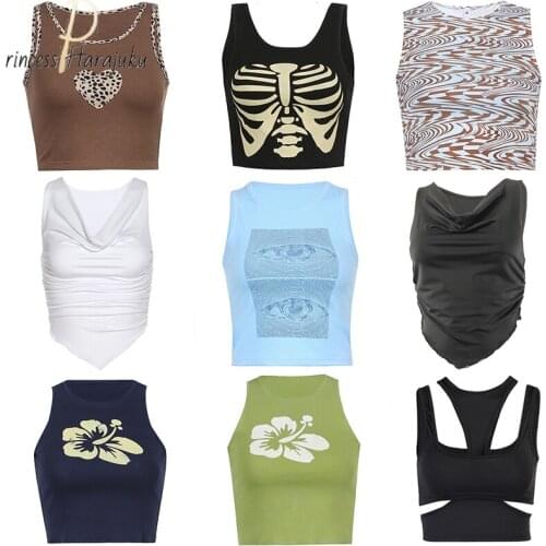 Fashion New 2021 Cute Body Cropped Bustier Woman Clothes For Accessories Y2k Corset Sexy Tank Crop Top Tops Women Summer Tshirts
