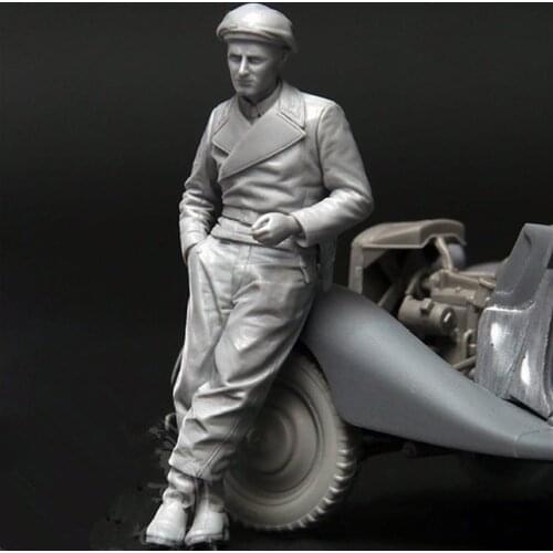 1/35 Resin Figure Model Kit Unassambled Unpainted 1111(NO CAR)