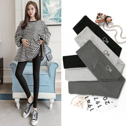1609# Maternity Pants Spring Autumn Easy Matching Belly Support Pants Maternity Leggings Maternity Trousers