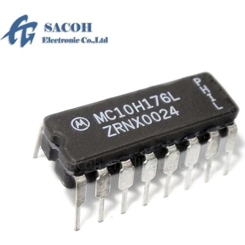 2PCS/lot New MC10H176L MC10H176LDS MC10H176P MC10H176FN MC10H176FNR2 MC10H176M MC10H176MEL NC10H176 CDIP-16 Hex D Master/Slave
