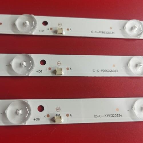 3pieces/lot 8lamps 3v for LE32D51A LE32D31S led backlight strip for 0Y315D08-ZC14F-02 IC-C-PDBS32D334