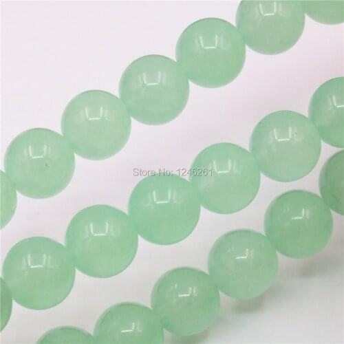 4mm 6mm 8mm 10mm 12mm Green Aventurine Beads Crafts Loose DIY Stone Jewelry Making Natural Stone 15inch Girls Christmas Gifts