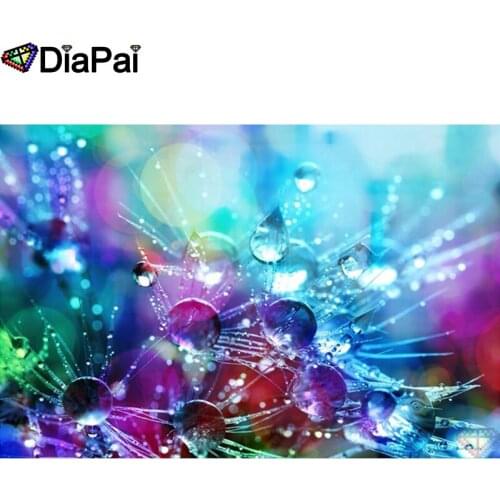 DIAPAI Diamond Embroidery DIY Diamond Painting Cross Stitch Kit "Color water drops" 5D Needlework Diamond Home Decoration A25439