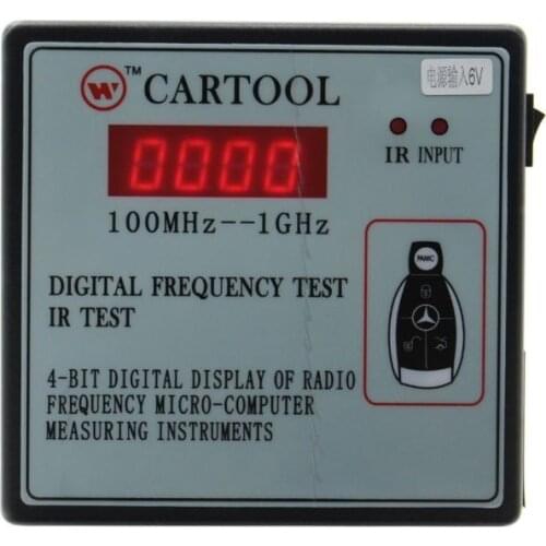 Car IR Infrared Remote Key Frequency Tester Remote Control Digital Frequency Test (Frequency Range 100-1000MHZ) Free Shipping
