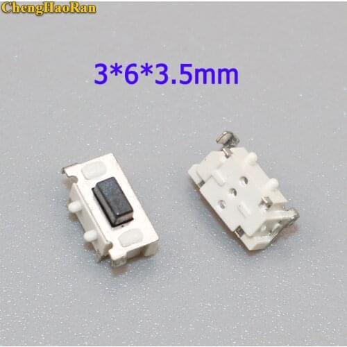 ChengHaoRan 10Pcs SMT 3X6X3.5MM MP3 MP4 MP5 ipad Tactile Tact Push Button Micro Switch Momentary 3*6*3.5mm